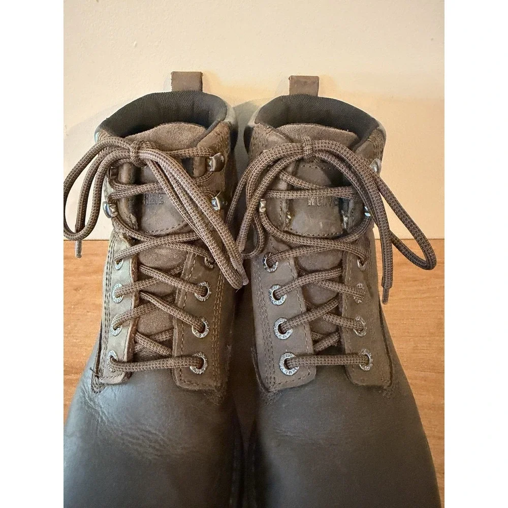 Wolverine Men's Leather Work Boots - Waterproof Steel Toe 6